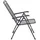 Greemotion Klappsessel Toulouse 58 x 64 x 108 cm eisengrau