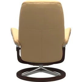 Stressless Stressless® Relaxsessel »Consul«, mit Signature Base, Größe S, Gestell Braun gelb,