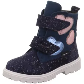 superfit Klettstiefel Blau/Rosa 33