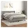 vidaXL Boxspringbett 140 x 200 cm Hellgrau