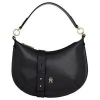 Tommy Hilfiger Schultertasche, Handtasche Damen Henkeltasche Tasche Damen, schwarz