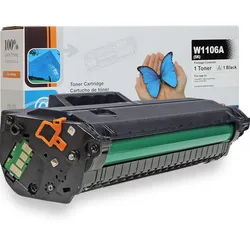 Gigao Toner für HP Laser 107w Tonerkassette Schwarz 5.000 Seiten kompatibel Drucker 106A, W1106A
