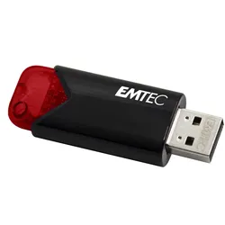 EMTEC Click Easy - 16 GB - USB Typ-A - 3.2 Gen 2 (3.1 Gen 2) - Ohne Deckel - Schwarz - Rot
