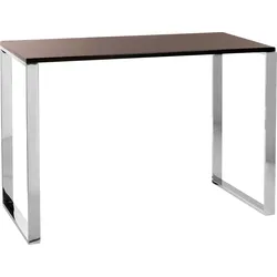 Fink Konsolentisch, massive Tischplatte, besondere Tiefe 55 cm Fink espresso + silberfarben