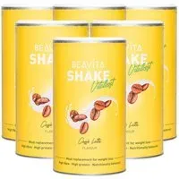 BEAVITA Shake minceur, Caffè Latte Poudre 6x572 g