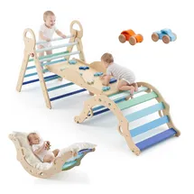 Vevor Kletterbogen 9-in-1 Kletterspielzeug Blau