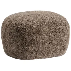 Norr11 Little Big Pouf, sheepskin sahara