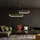 Sollux Lighting Pendellampe Wohnzimmerleuchte Hängelampe gold Esszimmerlampe LED Designleuchte