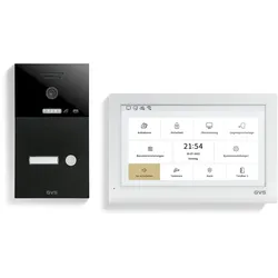 GVS - 1-Familienhaus IP Video Türsprechanlage AVS5401U - Mit 1x10 Zoll Monitor, App, HD-Kamera & Türöffner Funktion