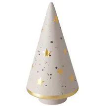 Boltze Weihnachtsbaumfigur 16 cm grau