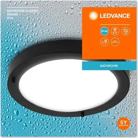 LEDVANCE Bathroom Ceiling Luminaire (4099854103339) Schwarz