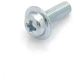 Schraube mit Flansch; Kopf : Kugel, M2,5X8