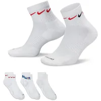 Nike Everyday Plus Cushioned Trainings-Knöchelsocken Multi-Color M