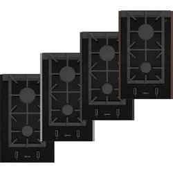 Neff Collection N23YS29S0 - N 90, Domino-Kochfeld, Gas, 30 cm, Glaskeramik, Schwarz, 7 Jahre Garantie