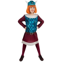 Maskworld Kostüm Wickie Kostüm für Kinder, Hochwertiges Lizenzkostüm des schlauen Wikingers aus der animierten T rot 98-104