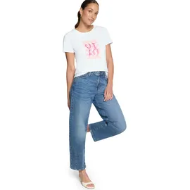Zero Printshirt Patch Weiß/Rosé 42
