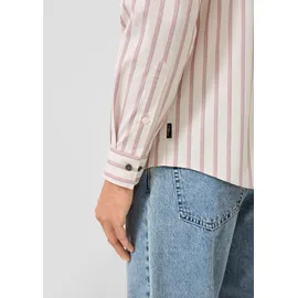 s.Oliver Gestreiftes Langarmhemd Beige/Pink M