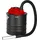 DMS® Aschesauger Kaminsauger 20L Rußsauger HEPA Filter 1200W Ofen Grill Kamin AS-1200 Rot - Rot