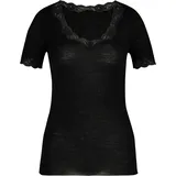 CALIDA Richesse Lace Short-sleeve Top Schwarz 48-50 Damen