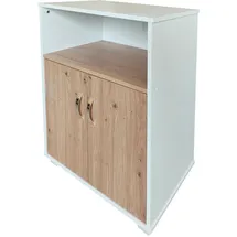 Hti-Living Küchenschrank Blanca 60 x 40 x 80 cm Blau/Weiß