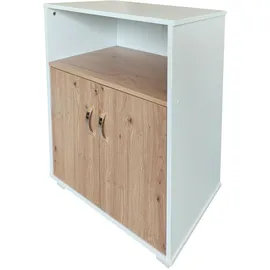 Hti-Living Küchenschrank Blanca 60 x 40 x 80 cm Blau/Weiß