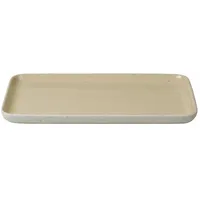 BLOMUS Snack Teller L -SABLO- Savannah, Beilagenteller, Keramik, 21 x 15 cm, 64338