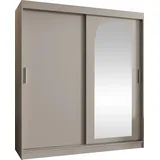 Mirjan24 Schwebetürenschrank Selfie 180 x 180 x 0 cm Beige