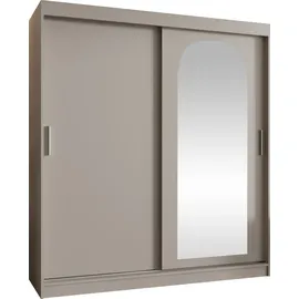 Mirjan24 Schwebetürenschrank Selfie 180 x 180 x 0 cm Beige