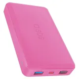 SBS Powerbank fast charge mit 10.000 mAh und 2 USB Rosa