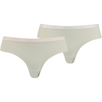 Puma Damen Iconic Microfiber Brazilian Briefs 603041001 Pack, Farbe:Beige,