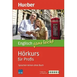 Hueber Verlag Hörspiel-CD Englisch ganz leicht - Hörkurs für Profis, 5 Audio-CDs + Begleitheft