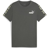 Puma Puma, Unisex, Sportshirt, ESS Tape Camo T-Shirt Jungen 80 - mineral gray 152