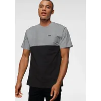 Vans Colorblock Kurzarm-T-Shirt Athletic Heather / Black S