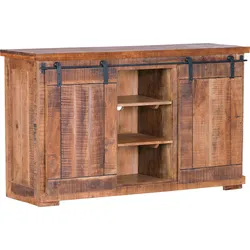 Sideboard GUTMANN FACTORY "Kamerun", beige (natur), B:145cm H:85cm T:47cm, Massivholz, Sideboards, Kommode, Breite 145 cm