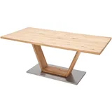 Woodford Säulentisch Ateno holzfarben Maße cm B 100 H 77