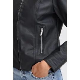 B.YOUNG BYACOM Damen, Jacke Kunstlederjacke 20809396, Größe:40, Farbe:Black (200451) - L