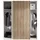 MID.YOU Schwebetürenschrank Berno 170 x 196 x 57 cm Weiß/Eiche