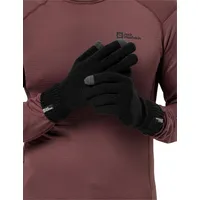 Jack Wolfskin Rib Handschuhe - Black - M