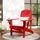Outsunny Adirondack Gartenstuhl 72 x 94 x 83 cm Rot