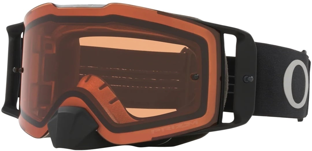 Oakley Front Line Prizm Motorcrossbril, zwart-bruin, Eén maat Voorman