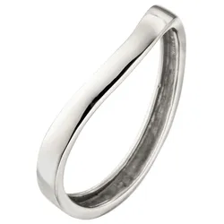 Goldring JOBO Gr. 60, weiß (weißgold 375), Fingerringe, Damen, 60, Weißgold 375, 375 Weißgold