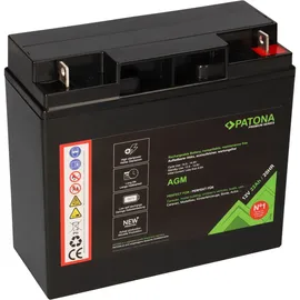PATONA - Premium Agm Blei Akku 12v 22ah 20hr 1800 Zyklen