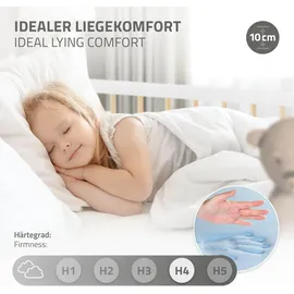 ML-Design Jugendbett ML-DESIGN 80 x 160 cm Kiefer weiß