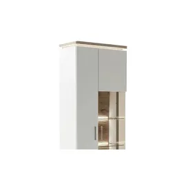 Uno Kombi-Vitrine Parez 75 x 38 x 208 cm Weiß
