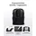 Inateck Reiserucksack 38,5 l Schwarz