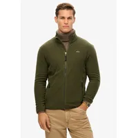 Superdry für Herren. M2014195A Fleece Full Zip Fleece, grün