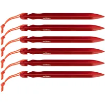 Tatonka Zelthering - Tent peg Light 17cm 6pcs red (015)