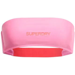 Superdry Logo Bandeau Bikinioberteil - Paparazzi Pink - S