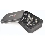 JUCKER HAWAII Longboard Skateboard Kugellager/Bearings ABEC 9 Schwarz inkl. Spacer