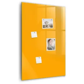Tulup Magnettafel 60 x 90 cm Gelb/Gold